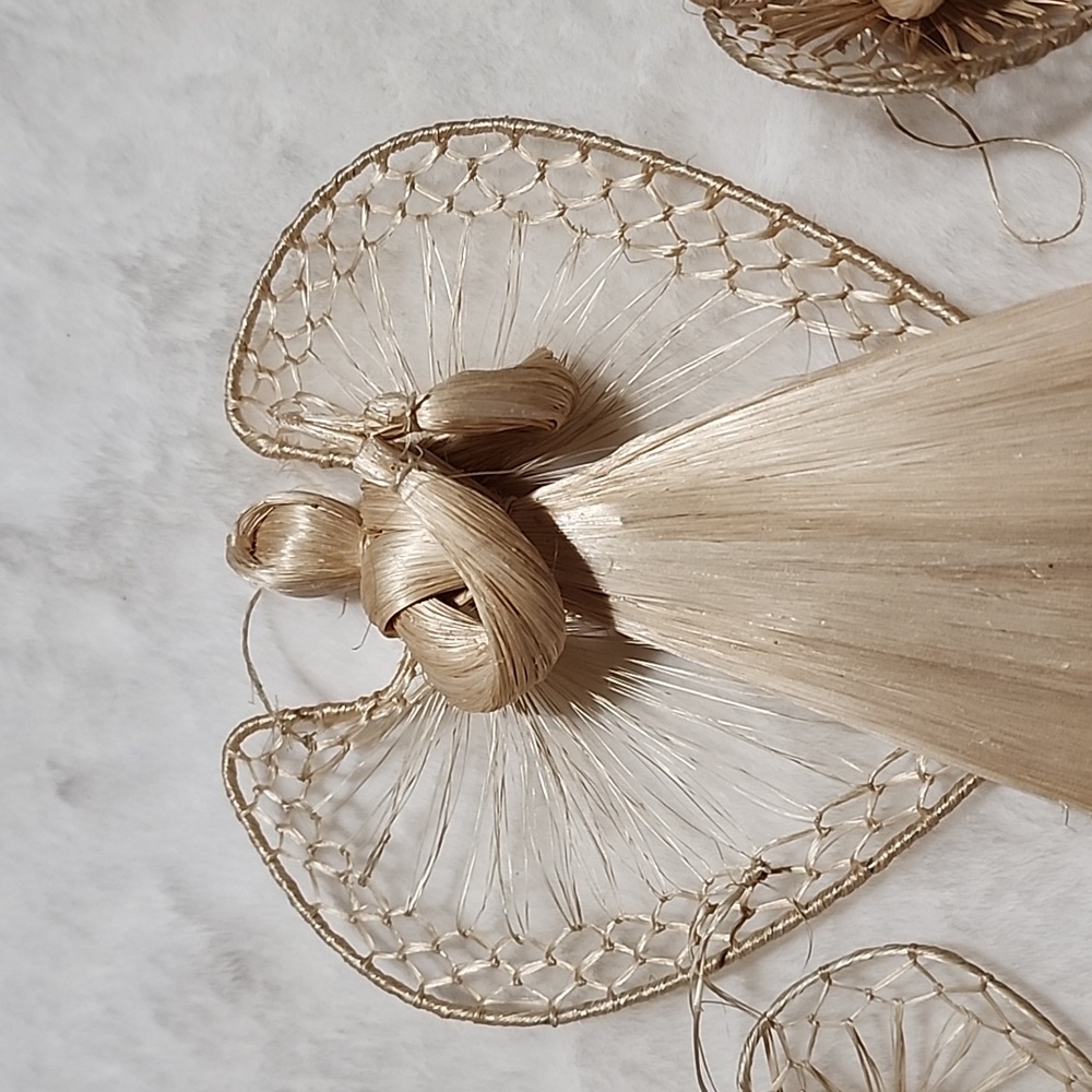 ANGELS  ORNAMENTS  CORN HUSK 🌽 - Picture 3 of 9